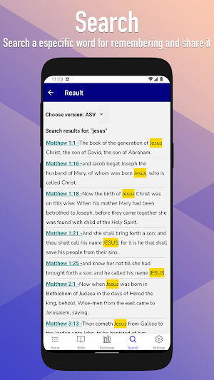 English Bible ASV, GENEVA, WEB Screenshot 1