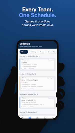 TeamHQ: Youth Sports Teams Screenshot 0