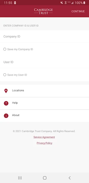 Cambridge Trust BizBanker Screenshot 0