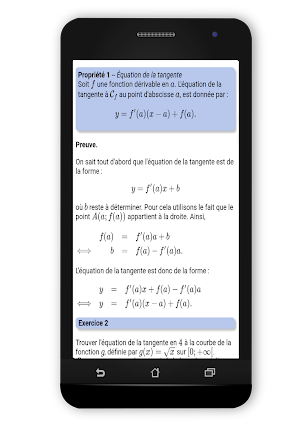 Maths TS : Dérivation Screenshot 3
