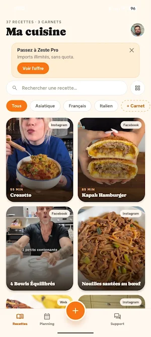 Zeste - Carnet de recettes Screenshot 3