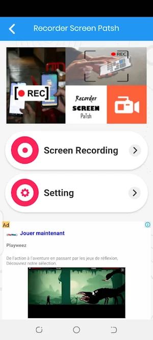 Recorder Screen PaTsh Screenshot 1