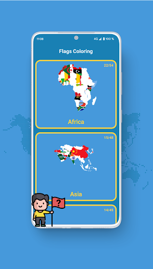 Flags Coloring Screenshot 0