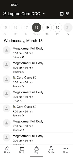 Lagree Core Screenshot 1