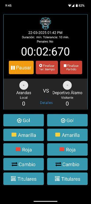 FutbolArandas Screenshot 1