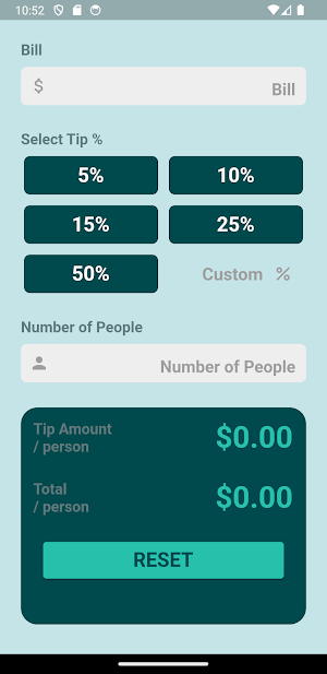 Tip Calculator Screenshot 1
