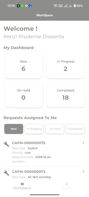 J Seven Service Screenshot 0