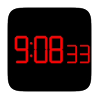 Digital Clock Seconds