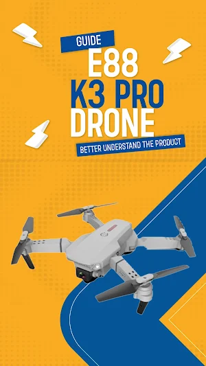 E88 K3 Pro Drone App Hint Screenshot 2