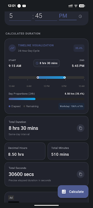 Time Converter: 24 to 12 hour Screenshot 2