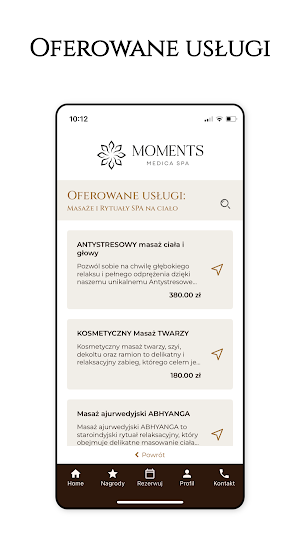 Moments Medica Spa Screenshot 2