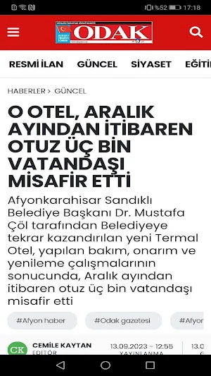 Odak Gazetesi Screenshot 1