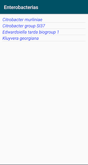 Identificar Enterobacterias Screenshot 1