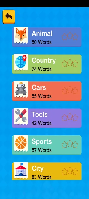 Word Searching & Coloring Book Screenshot 0