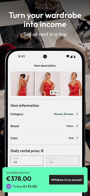 Fashioneer: Rent, Buy & Resell Screenshot 3