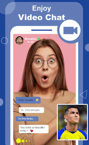 Ronaldo Fake call video & chat Screenshot 3