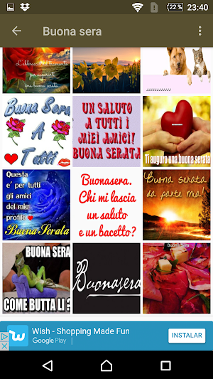 BUON POMERIGGIO, TRAMONTO E BUONA SERA Screenshot 3