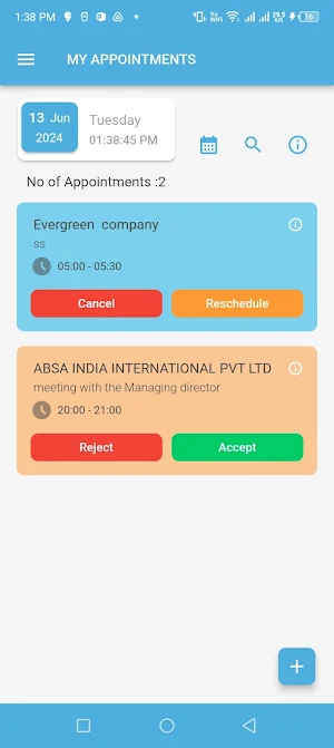 JBM CRM Screenshot 2
