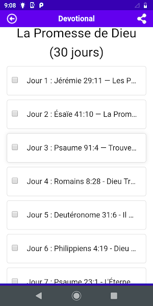 Devotion, Questions Bibliques Screenshot 2
