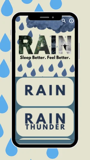 Rain Sounds Sleep Relax Nature Screenshot 1