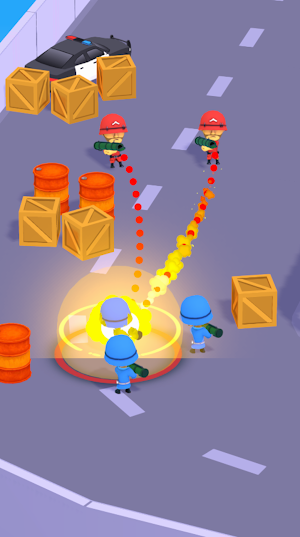Curved Attack: Battle Game Screenshot 2