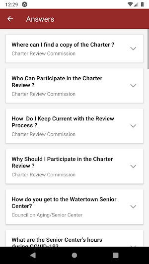 Town of Watertown MA Screenshot 2