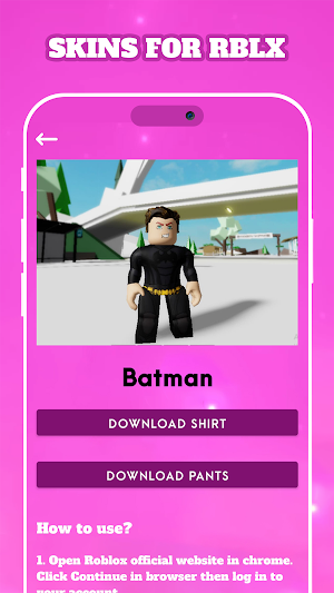 Outfit Skins for RBLX Screenshot 1