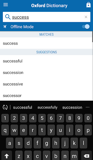 Oxford American Dictionary & Thesaurus Screenshot 1