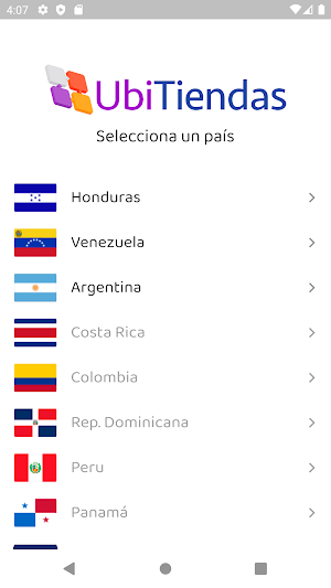 UbiTiendas Screenshot 1