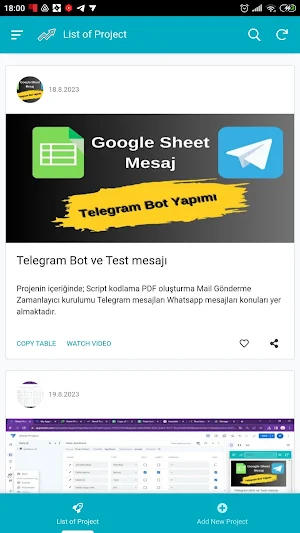 Google Sheet Sample Template Screenshot 2