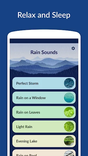 Rain Sounds - Sleep & Relax Screenshot 0