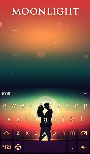 Moonlight Animated Keyboard + Live Wallpaper Screenshot 1