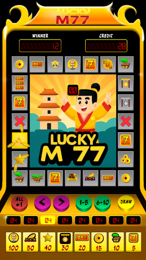 Lucky M77 Slot Screenshot 1