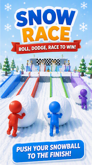 Snow Race Screenshot 0