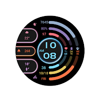 Colorful Half Arc For Wear OS