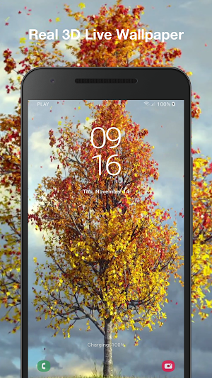 Autumn Maple Live Wallpaper PRO Screenshot 3