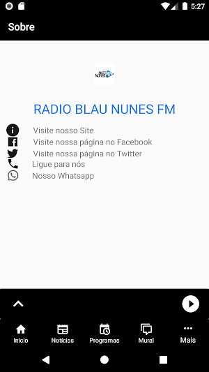 Rádio Blau Nunes Screenshot 3