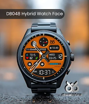 DB048 Hybrid Watch Face Screenshot 1