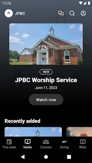 Jackson Park Baptist Church NC Screenshot 1