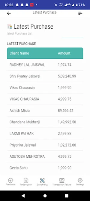 Tejas Investor Services Screenshot 1
