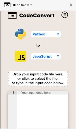 Code Convert Screenshot 0