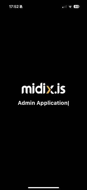 Midix.is admin app Screenshot 0