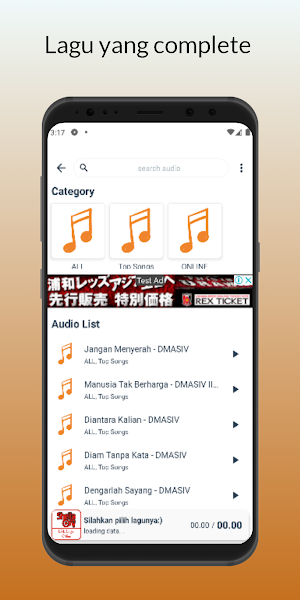 Lagu Lirik D'masiv Offline Screenshot 1