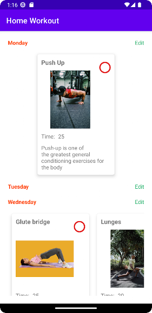 Home Workout Screenshot 3