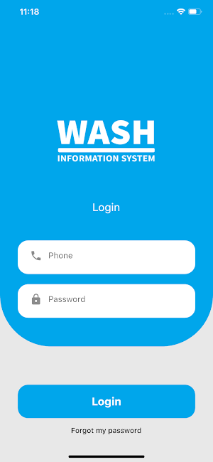 Wash Information System Screenshot 1