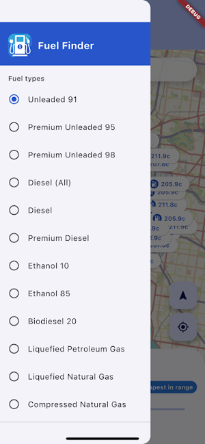 Fuel Finder Screenshot 2