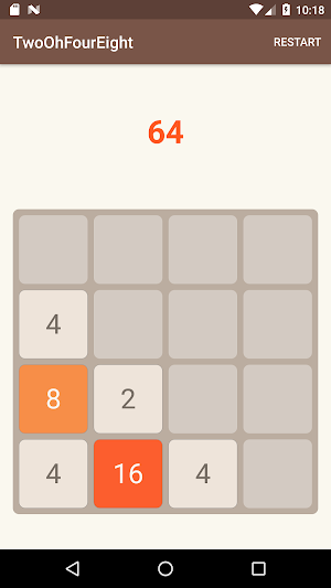 TwoOhFourEight - 2048 clone Screenshot 1