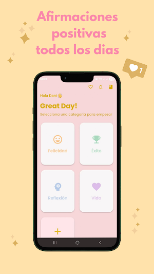 GreatDay Afirmaciones/Journal Screenshot 0