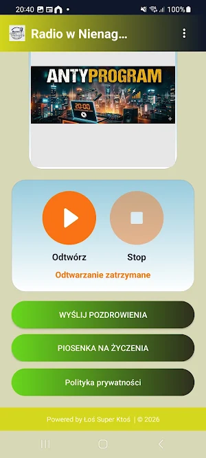 Radio w Nienagannym Stylu Screenshot 1