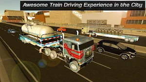 Oil Cargo Train 3D: Truck Transport Simulator 2020 Screenshot 2